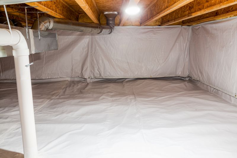 Crawlspace with Encapsulation Material