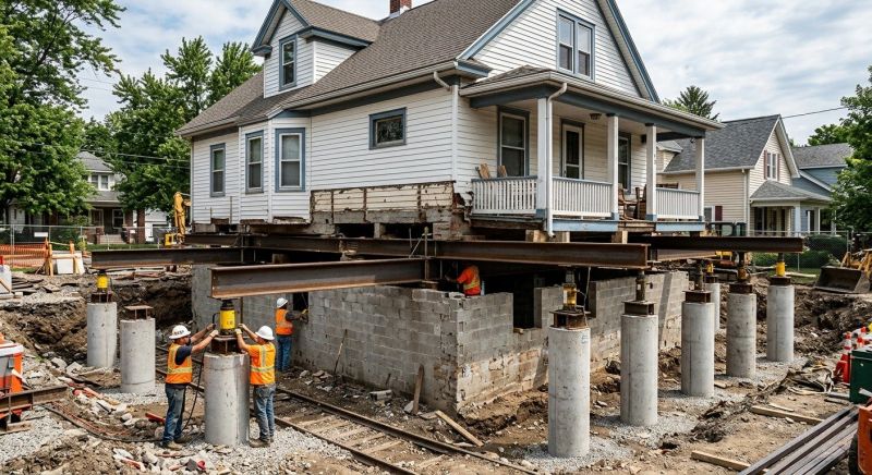 House Raising detail